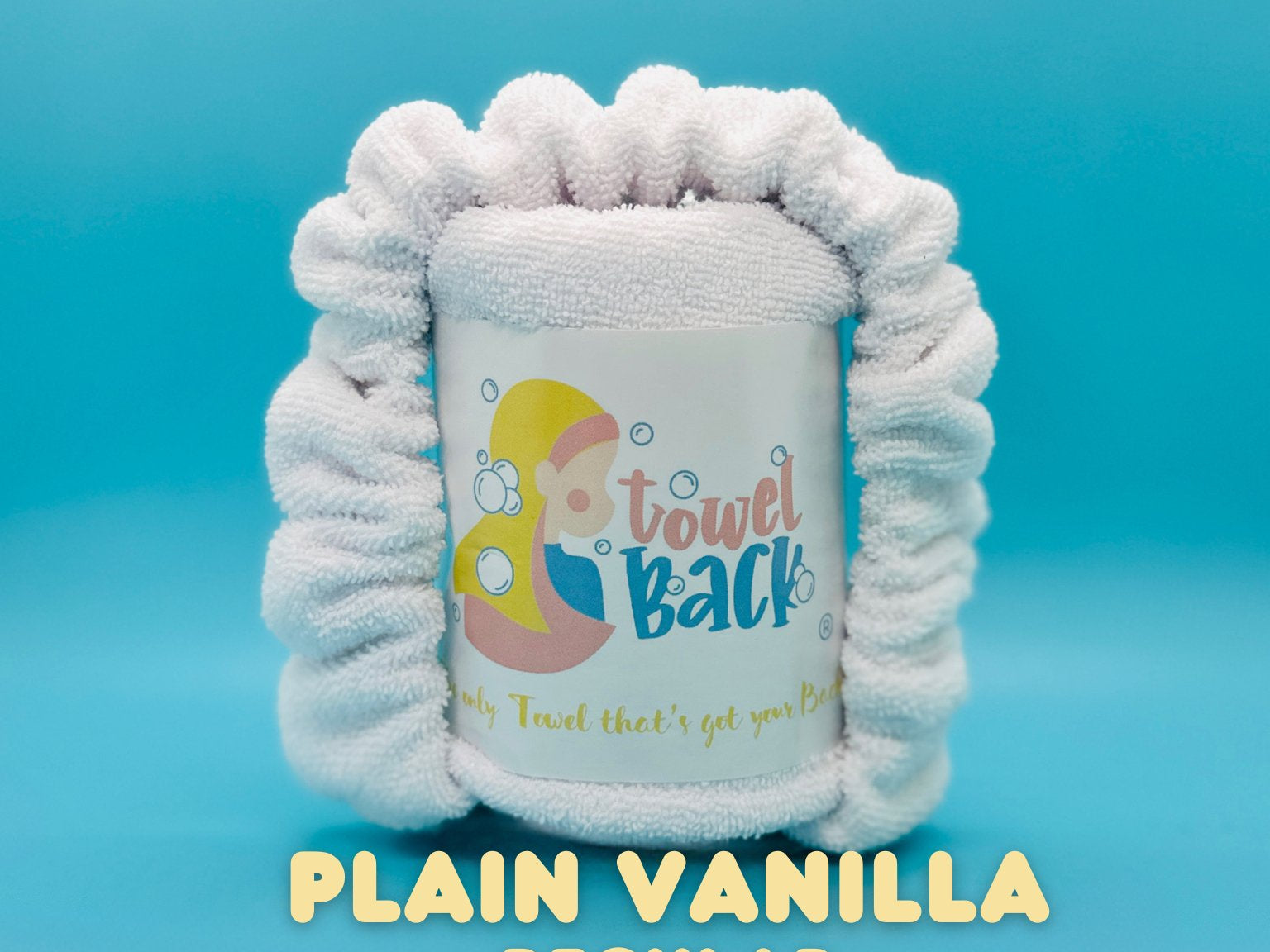 Plain Vanilla Microfiber Collection - Towel Back