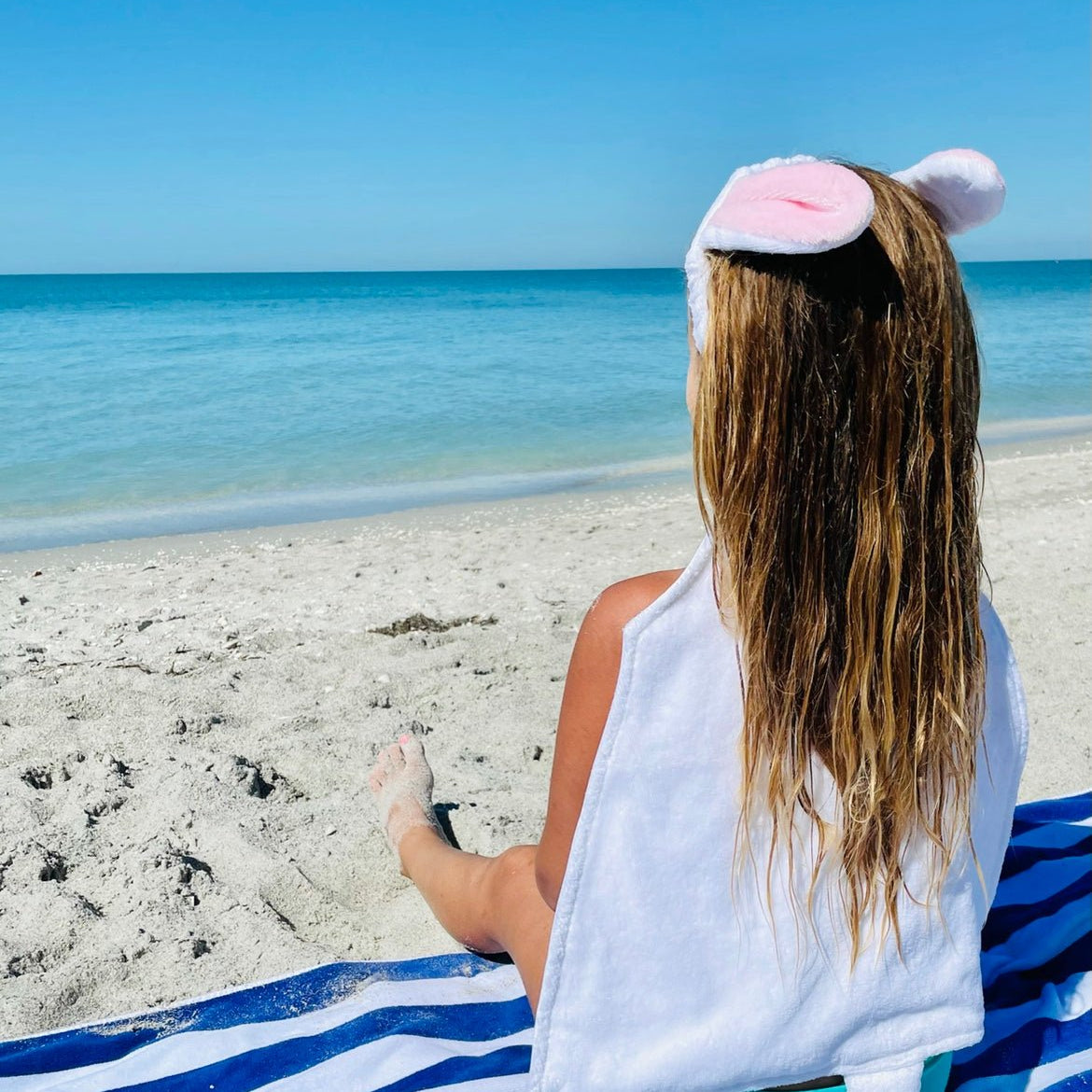 Snuggly Bunny Towel Back - Towel Back