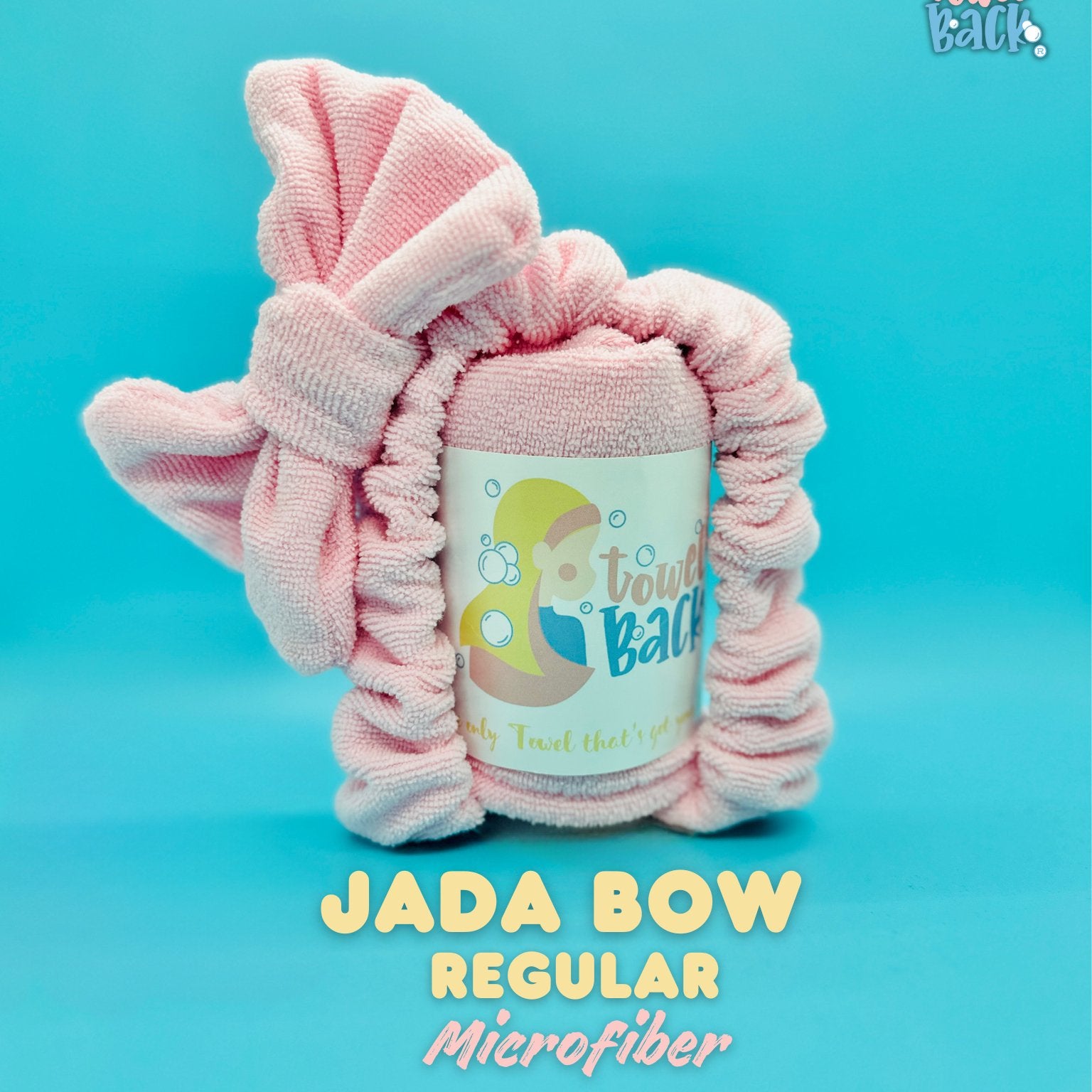 The Jada Bow - Microfiber Collection - Towel Back