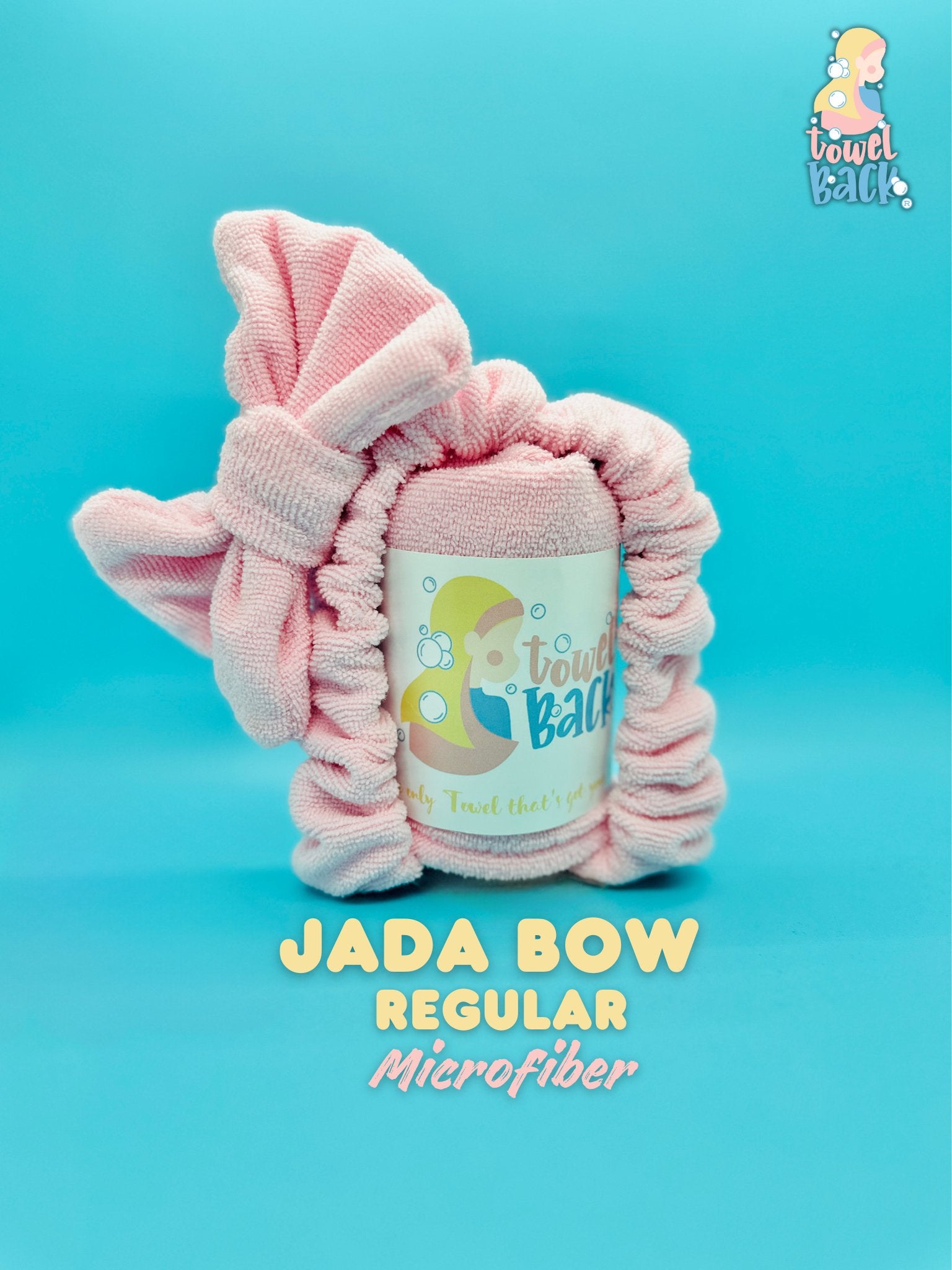 The Jada Bow - Microfiber Collection - Towel Back