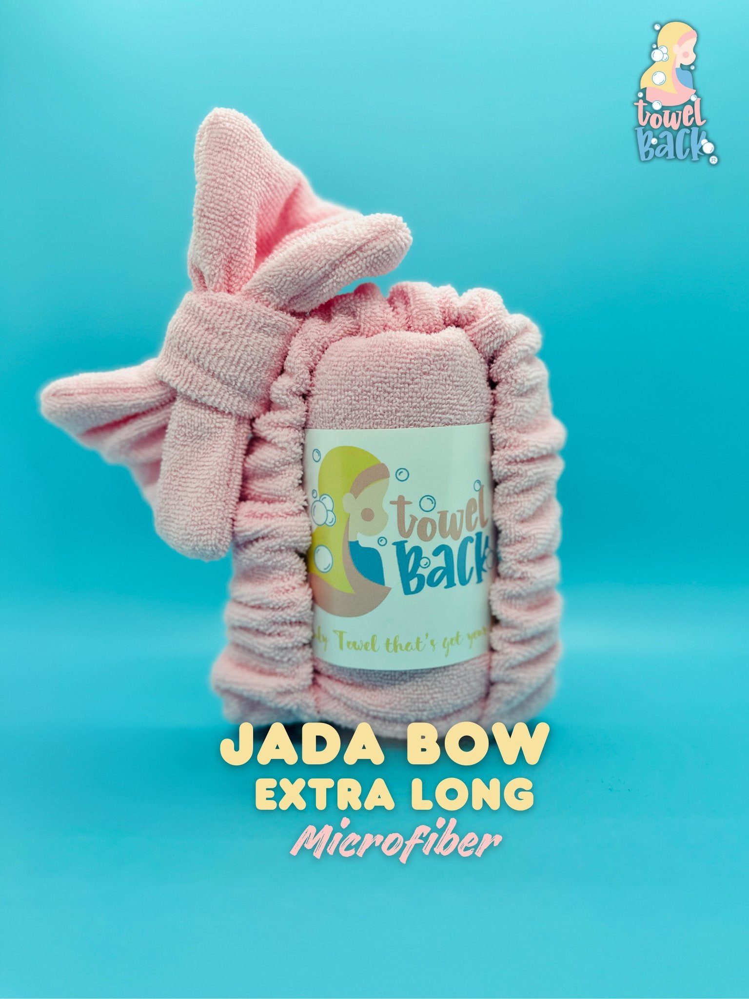 The Jada Bow - Microfiber Collection - Towel Back